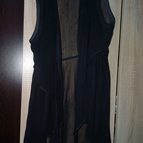 Clothing set used black small with corset top, skirt and vest