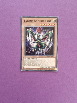 Talons of Shurilane Yu-Gi-Oh! card new