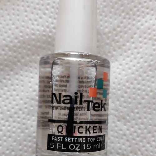 Nail Tek Quicken Top Coat Fast Dry 15ml new