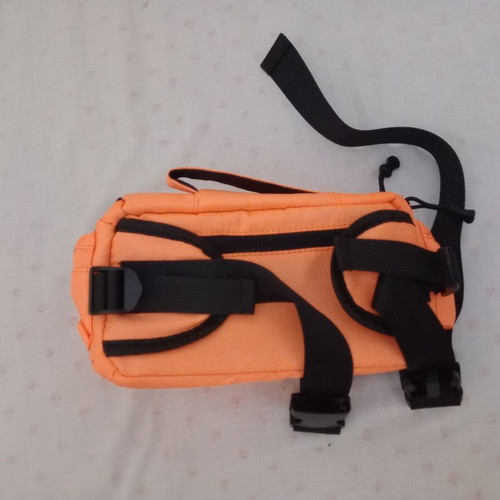 Large waist bag new, waterproof, orange fluorescent color