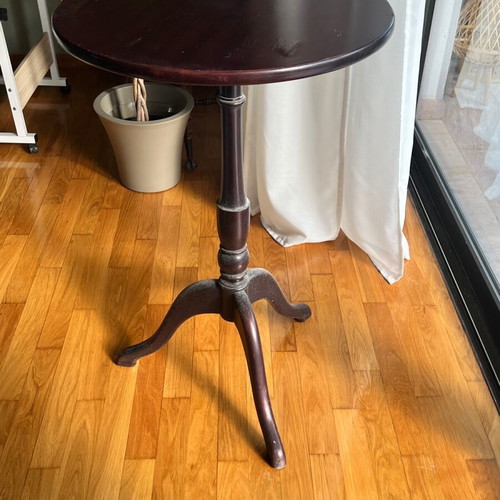 Vintage wooden coffee table used, 80cm height