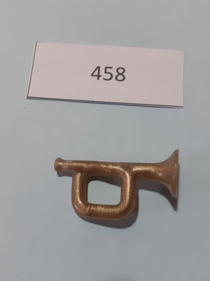 Playmobil trumpet 458, new type, gold