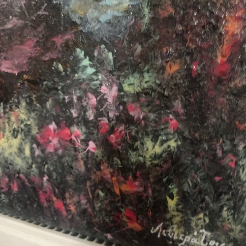 Painting "Paradise Landscape" new, original signed artwork