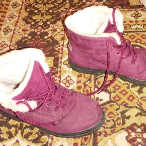 Women's boots burgundy SQL used, size 42 with lining