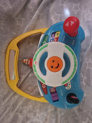 Fisher Price τιμονιέρα εκμάθησης μεταχειρισμένη με ήχους και φώτα