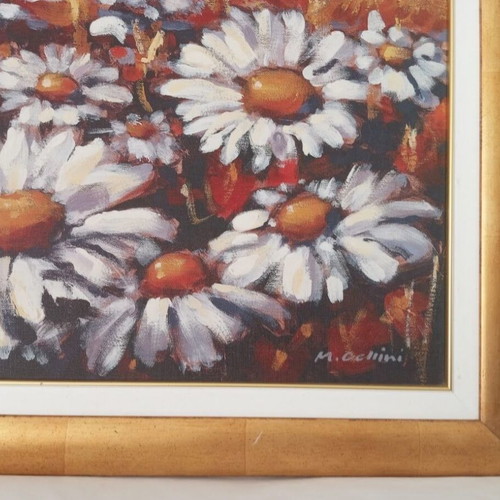 M. Occhini Canvas Painting with Frame like new