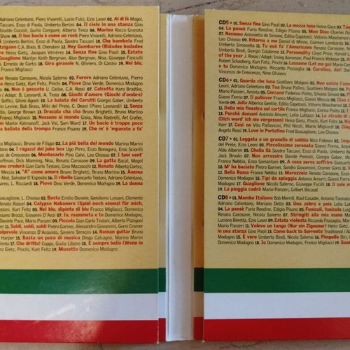 Box set with 6 used CDs, The Most Beautiful Italian Songs