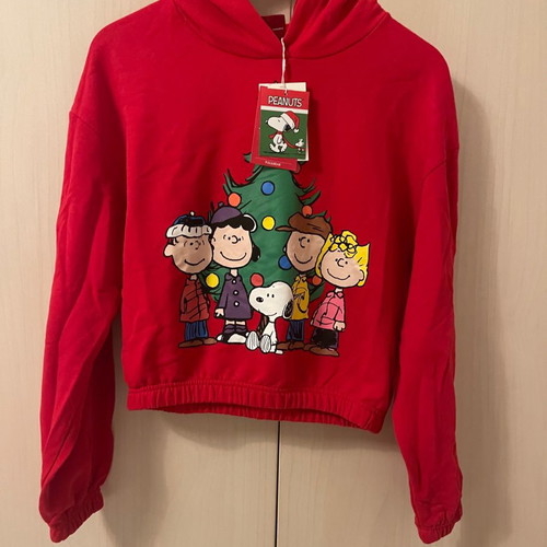 Snoopy Christmas Hoodie New Size M