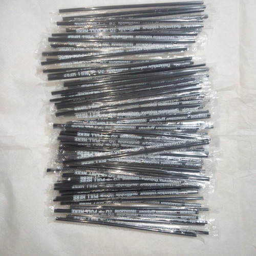 Plastic Freddo Straws pack of 100 new