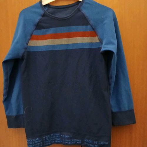 Cyivit sports shirt for boys 6-8 years like new, blue