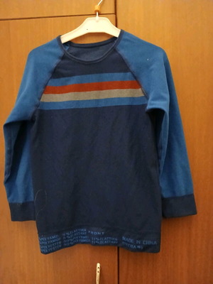 Cyivit sports shirt for boys 6-8 years like new, blue