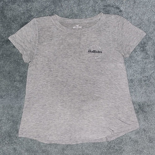 Hollister California women grey T-shirt size Small like new
