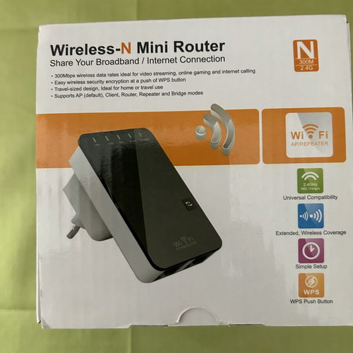 Wireless-N Mini Router repeater like new