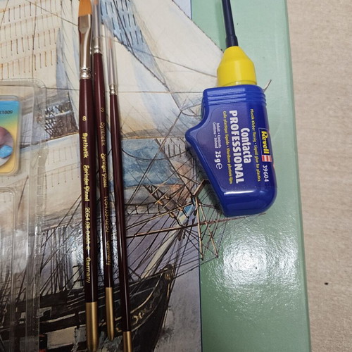 French Frigate Acheron Assembly Kit new with accessories