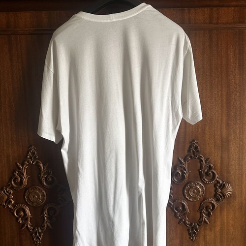 Armani Exchange short-sleeve shirt used, size XXL, white multicolor