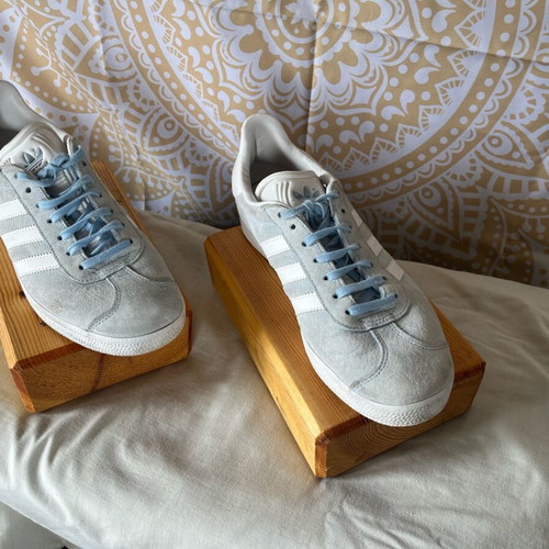 Adidas Gazelle sneakers like new, turquoise, size 40.5