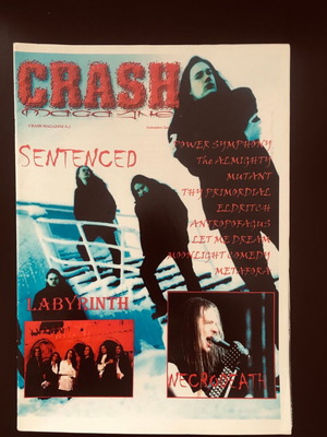 Crash Magazine #2 2000 like new metal magazine