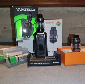 vaporesso armor s 100w + aspire huracan ατμοποιητη