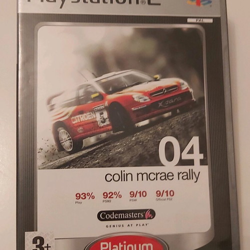 Colin McRae Rally 04 PS2 Platinum Edition μεταχειρισμένο, πλήρες