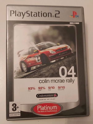 Colin McRae Rally 04 PS2 Platinum Edition μεταχειρισμένο, πλήρες