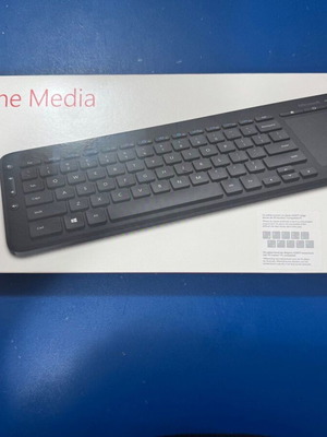 Microsoft All-in-One Media Keyboard καινούργιο, ασύρματο με touchpad AZERTY