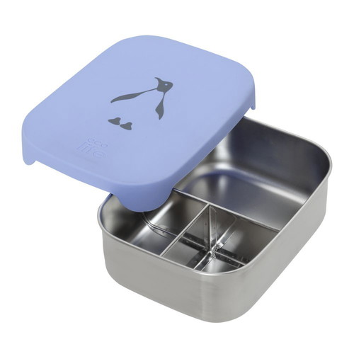 Ecolife Kids Stainless Steel Lunchbox with Silicone Lid Animals 800ml