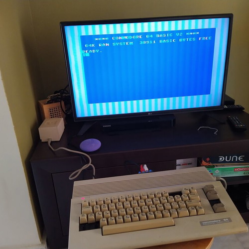 Commodore C64C used, with some missing keys and functional issues