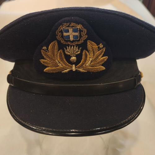 Greek army cap used