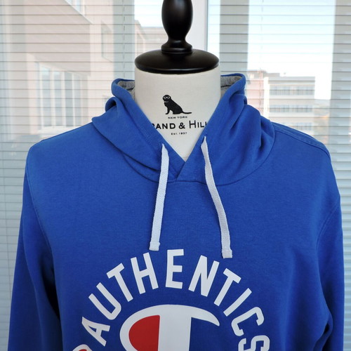 Champion Men's Blue Pullover Hoodie Size Large Like New