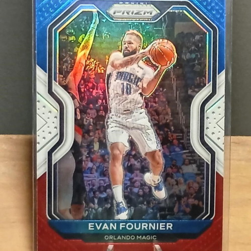 Evan Fournier Panini Prizm 2020-21 card like new, blue white red