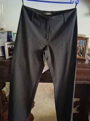 Women's fabric pants like new, anthracite