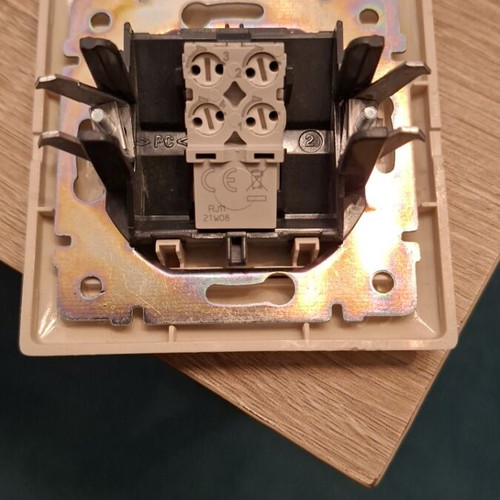Valena telephone socket flush mount complete new