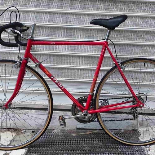Mirage Sprint vintage road bike used, red, V-Brakes