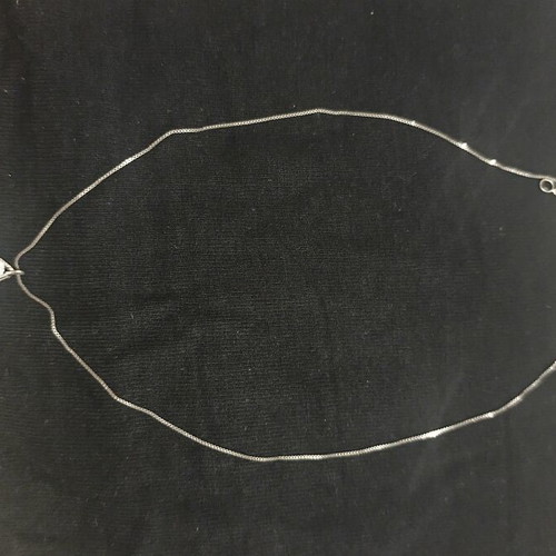 Silver necklace with teardrop zirconia 925 like new