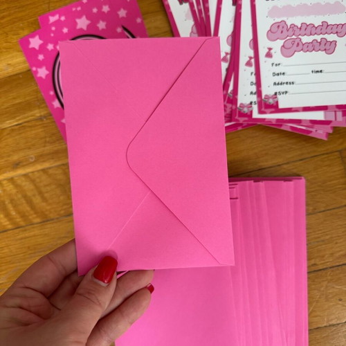 Barbie invitations with envelopes pack of 26 new