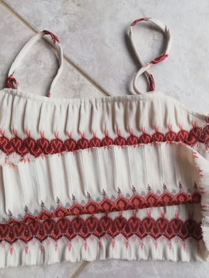 Zara Τοπ μεταχειρισμένο, size S, πολύχρωμο