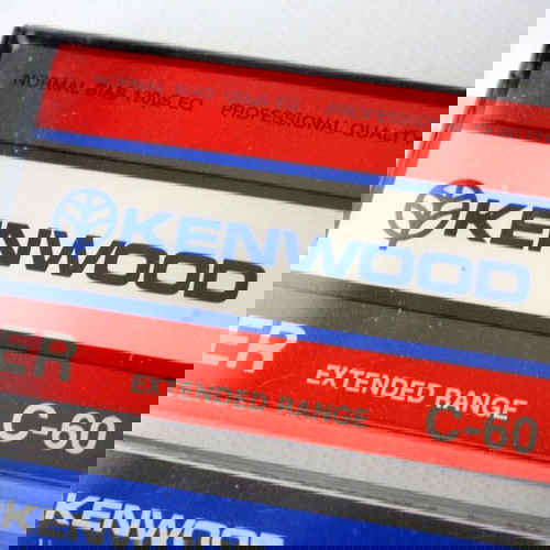 Kenwood ER C-60 κασέτες 2 τεμάχια vintage 80's σφραγισμένες καινούργιες