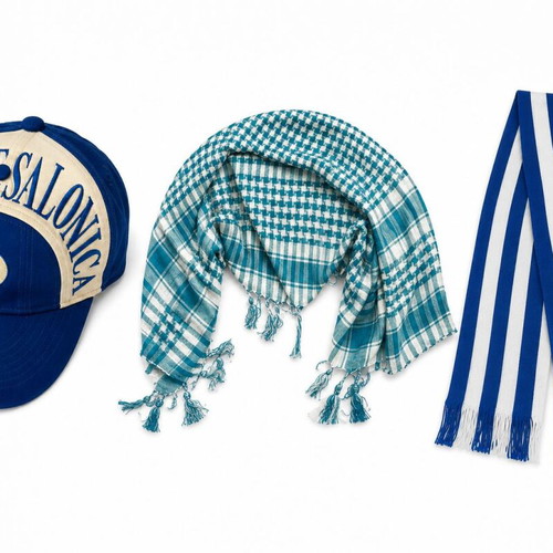 Heraklis fan pack new with cap, scarf, and official muffler