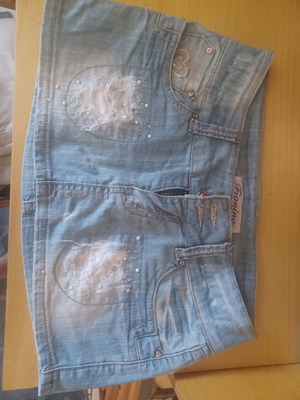 Denim skirt like new, blue, size M 38 10