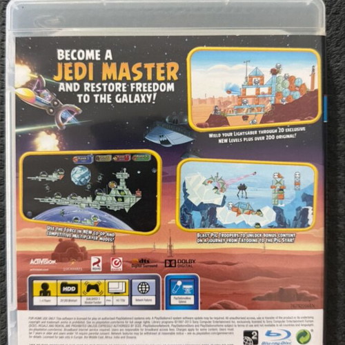 Angry Birds Star Wars PS3 game like new