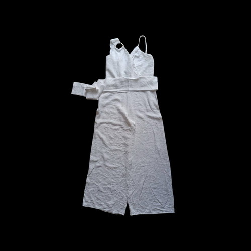 Le Vertige women's white jumpsuit size small like new with belt