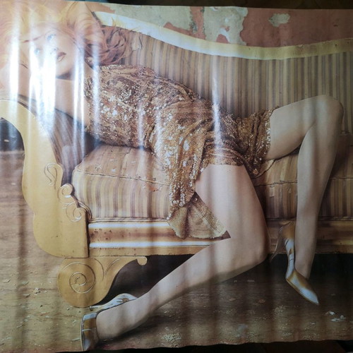 Robert Smith and Cyndi Lauper poster used from Pop Korn magazine