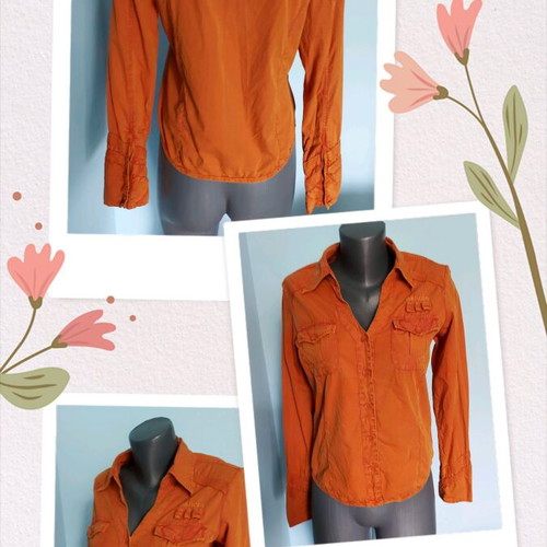 Garcia women's shirt like new with color changing effect, M/L