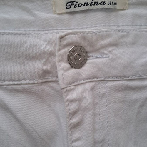 White elastic jeans Fionina Jeans like new, size 6XL