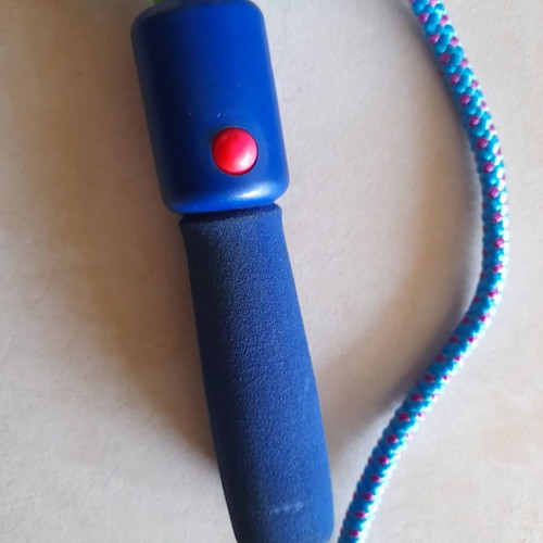 Hip hop jump rope used with music and timer