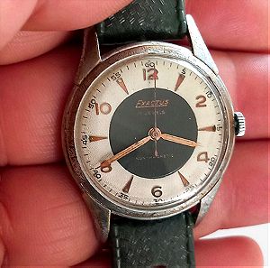 Vintage κουρδιστό αντρικό ρολόι δεκαετίας 1970 λειτουργεί