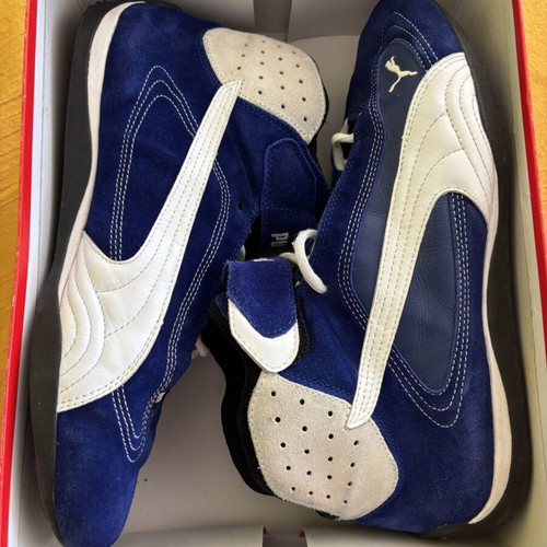 Puma Grit Cat Co Vintage Motorsport Boots, EU 46, Blue