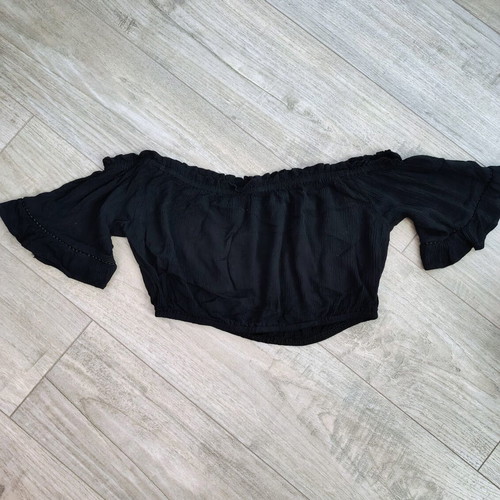 Elastic black top, one size