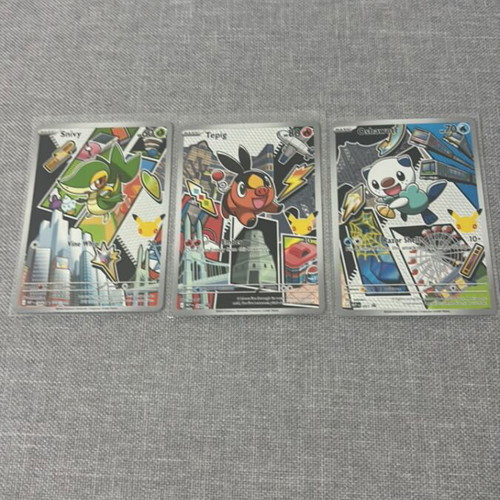 pokemon cards gen 5 Pokmon SV10.5: Black Bolt & White Flare Poster Collection Generation 5 Starters First Partner