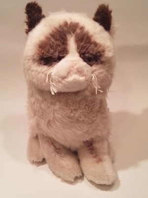 Λούτρινο γατάκι Grumpy Cat GUND μεταχειρισμένο